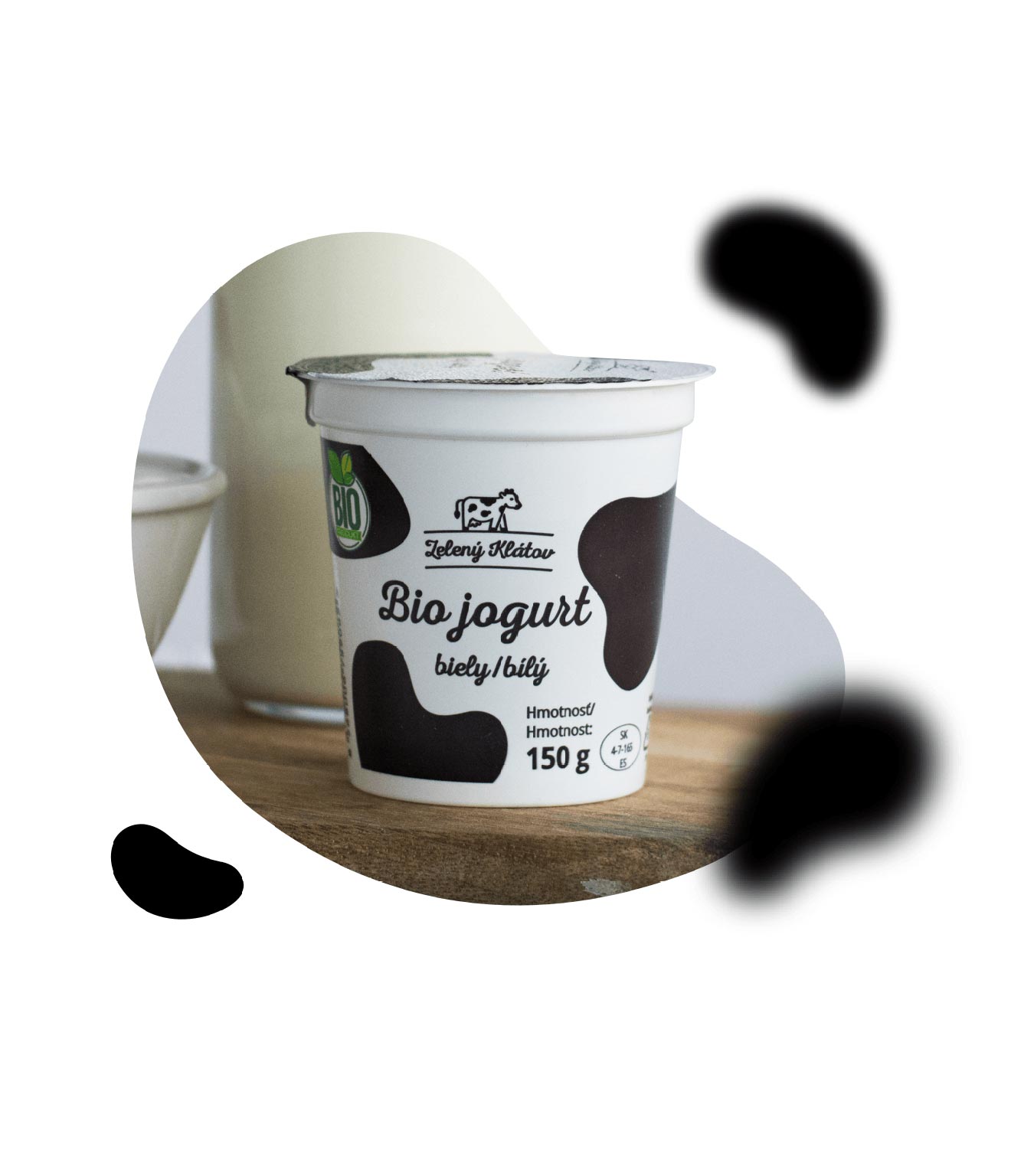 Biely jogurt
